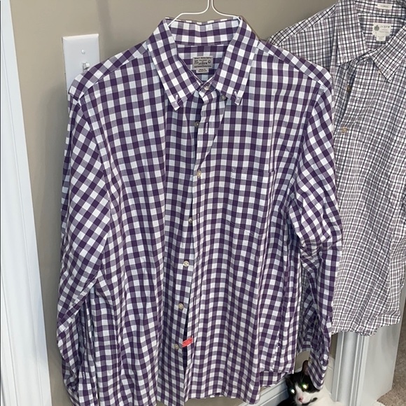 3 j.crew plaid and striped dress shirts - Picture 3 of 8